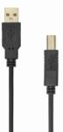 SBOX USB-A - USB-B kábel 3m fekete (USB-1013/R) (USB-1013/R)