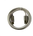 BlackBird Lightning Adatkábel 1m, Ezüst 2A, Extra erős anyagból (BH200 SILVER) (BH200 SILVER)