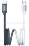 USAMS BICOLOR adatkábel Type-C - Type-C, 120cm, FEKETE/FEHÉR (SJ756USB01) (SJ756USB01)