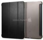 Spigen IPAD Air 11 (2026) / Air 11 (2025) SMART FOLD tok álló, bőr hatású aktív FLIP, asztali tartó, FEKETE (ACS02050) (ACS02050)
