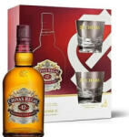 CHIVAS REGAL 12 éves Skót Blended Whisky 0.7l + 2 pohár DRS 40%