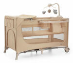 KinderKraft utazóágy Joy 2 kiegészítőkkel bézs - babamarket