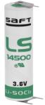 Saft batteries AA 3.6V 2.6Ah ipari elem LS14500-3PFRP