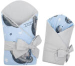 New Baby Kétoldalas gyerek pólya New Baby Teddy bear in space 80x80 cm