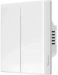 SONOFF Întrerupător dublu cu touch Sonoff T5 EU T5-2C-86, Wi-Fi, lumină ambientală LED (6920075740233)
