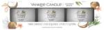 Yankee Candle Set Coconut Beach - Lumânare parfumată, 3 х 37 g (5038581130446)