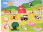 Sunman Puzzle din lemn, Ferma, 13 piese (S00004224_001w) Puzzle