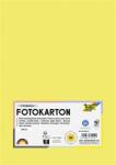 FOLIA Carton decorativ A4, 300 g, 50 foi, FOLIA, galben lămâie (614/50 12)