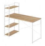 Elior MAX 4.0 Számítógépasztal - Sonoma / Fehér Lábak (model_2869_1) (model_2869_1)