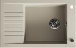 Kuchinox Laveo Pionier mosogató gránit 1 medence+mini csepptálca bézs 78x50x20, 4cm