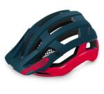 R2 Bukósisak ATH32C/M Inmold CROSS matt/fényes sötétzöld/piros (56 - 58cm) - bringaboard