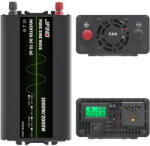 JFIND 12V autós inverter 1000W / 2000W DC 12V átalakító AC 230V-ra, JFIND JF02 (B0209-1)