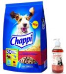 Chappi CHAPPI 9kg - száraz kutyaeledel marhahússal, baromfival és zöldségekkel + LAB V lazacolaj kutyáknak és macskáknak 500ml