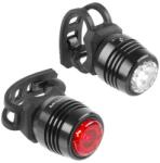 M-Wave Villogó Szett Akkus 0, 5W Led Apollon Mini A Usb - Alu Fekete