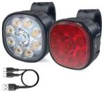 Spyral Villogó Szett Usb 9 Led 50 lm 7Funk