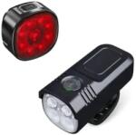 Spyral Lámpa Szett 1000 lm Alu Usb 5F - bringaboard