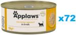 Applaws Cat Csirkemell húslevesben 72x156g