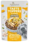 Applaws Dog Taste Toppers Csirkemell, bab, zselésített sütőtök 85 g