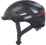 ABUS kerékpáros városi sisak Hyban 2.0 LED, ABS, signal black, XL