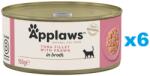 Applaws Cat Tonhal garnélarákkal húslevesben 6x156 g