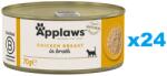 Applaws Cat Csirkemell húslevesben 24x70 g