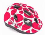 AUTHOR Fejvédő MIRAGE Inmold gyerek bukósisak (piros/fehér) 52-56cm