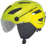 ABUS kerékpáros városi sisak Pedelec 2.0 ACE, In-Mold, beépített átlátszó szemüveggel, signal yellow, L