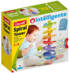 Quercetti Spiral Tower Golyópálya Készlet - 10 db, 1 Éves kortól