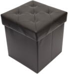 RPX-TAB összecsukható Zsámoly - 38x38x38cm / Sötétbarna (46550r)