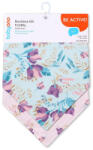  BabyOno előke - háromszög 2db Floral 879/16 - babycenter-online