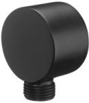 Deante Alkatrész, Deante Cascada kerek sarokcsatlakozó, fekete NAC_N54K