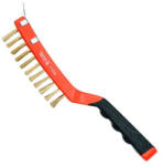  YATO YT-6345 Drótkefe réz kaparóval 4 soros 290 mm