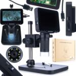 Rosfix Digitális mikroszkóp, 4, 3" kijelző, 1000X, 720P (M96X-DF6E)