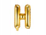 Party Deco Fólia lufi "H" betű, Size 35cm, arany