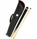 GamesPlanet Kétrészes biliárd dákó, 145, 8cm, tokkal (20030008)