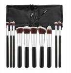 Mimo sminkecset készlet, 10 db, szintetikus sörték, fekete (5903018900070)