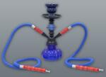 Padonio Hookah Kobalt kisméretű kék színű shisha - 2 csöves (DM-5-5366)