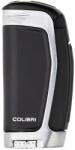Colibri Enterprise E3 - 3 sugaras oldalsó szúrólángos szivaröngyújtó - fekete, króm (C-LI235T2)