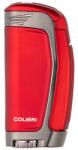 Colibri Enterprise E3 - 3 sugaras oldalsó szúrólángos szivaröngyújtó - piros, gunmetal (C-LI235T5)
