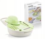 InnovaGoods Multifunkciós reszelő 6in1, recept kiegészítőkkel, zöld, szürke (v0103333)