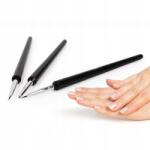 Rosfix Díszítő Ecset Készlet, hibrid gélhez, 3db (A51E-44464)