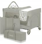 Lionelo Flower Cappuccino (torba, kółka, składany, wejście boczne, pałąk)