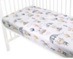  Baby Shop pamut, gumis lepedő 70*140 cm - Kék lufis állatok