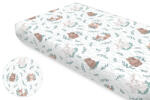  Baby Shop pamut, gumis lepedő 70*140 cm - Lulu Natural menta