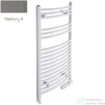 Radeco ADAMO AD3-400/L 870x450 törölközőszárítós radiátor, MERKURY 4 (metál szürke) színben (Radeco_ADAMO_AD3_400_L_MERKURY4)