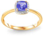 Heratis Forever Tanzanit gyűrű gyémántokkal, sárgaarany IZBR1072
