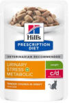 Hill's Prescription Diet c/d Urinary Stress + Metabolic csirke macskatáp 12 x 85 g (B0897NNSDG)