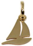 Ékszershop Sárga arany vitorláshajó medál (1309697)