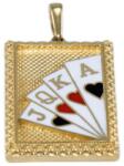 Ékszershop Kártya arany medál (1328834)