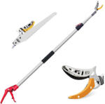 MUTA 16752 magassági metszőolló fűrészlappal, teleszkópos nyéllel, 240-400 cm (16752)